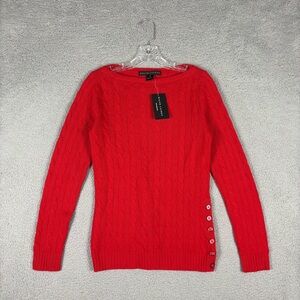 Ralph Lauren Black Label Cable Knit Cashmere Sweater Women’s Medium
